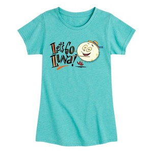 Girls' - Lets Go Luna - Luna Logo Fitted Short Sleeve Graphic T-Shirt - 1 of 4