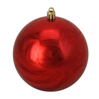 Northlight 4" Shatterproof Shiny Christmas Ball Ornament - Red