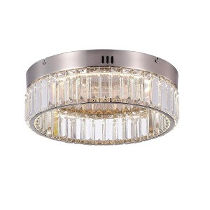 Artcraft Lighting Stella 1 - Light Flush Mount in  Satin Nickel - 1 of 4