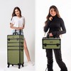 Byootique 3-Piece Makeup Train Cases Cosmetic Organizer Kit Rococo - 3 of 4
