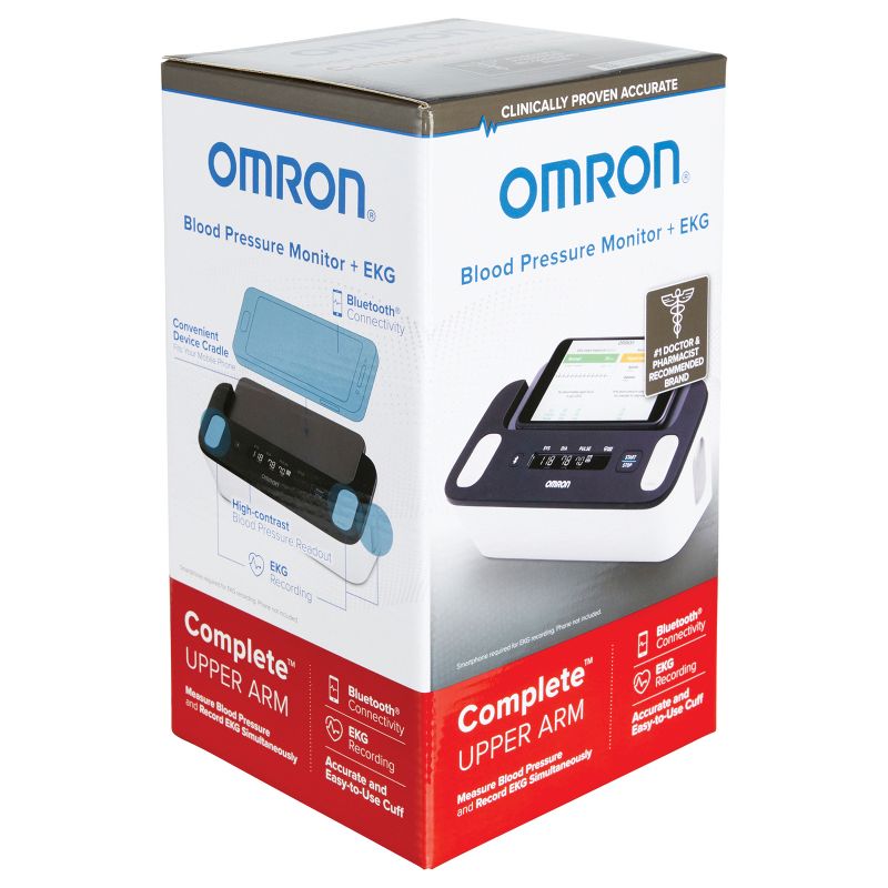 Omron® Complete™ Wireless Upper Arm Blood Pressure Monitor and Single-Lead EKG Monitor, 2 of 11