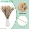 Unique Bargains Small Fake Fluffy Faux Pampas Grass for Home 40 cm/16 Inch - 2 of 4