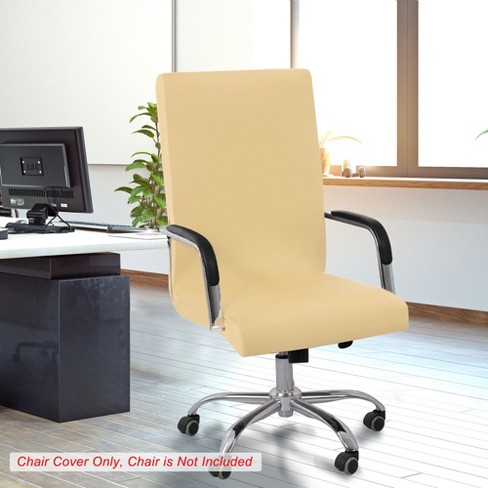 1 Pc Polyester Spandex Swivel Computer Stretch Office Chair Slipcovers Champagne Piccocasa Target