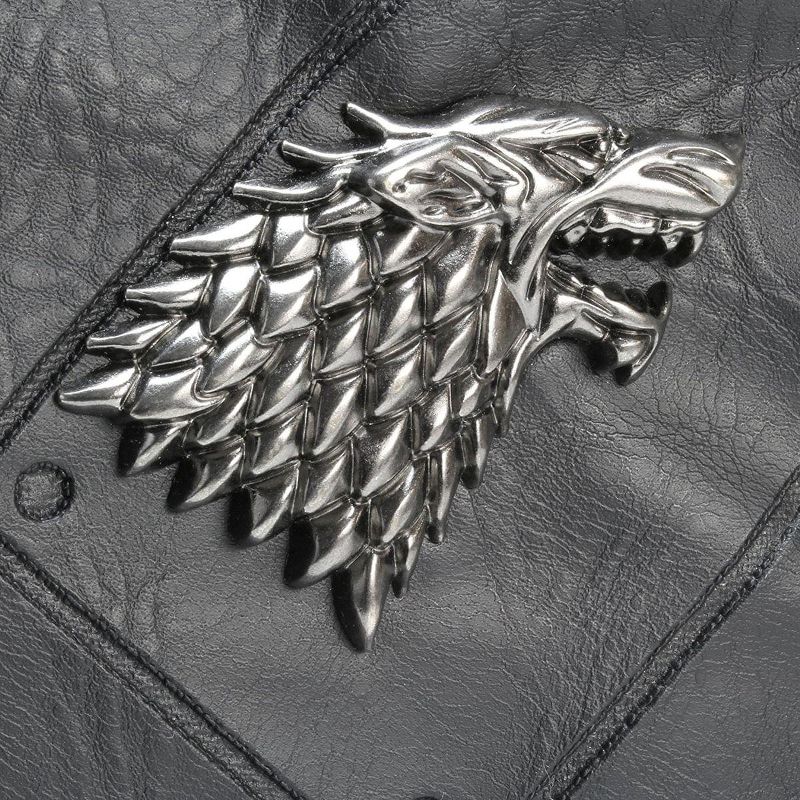 Crowded Coop, LLC Game of Thrones House Stark Messenger Bag, 3 of 4