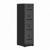 Anybear 4 Drawer Metal Vertical Black Filing Cabinets with Lock - 2 of 4