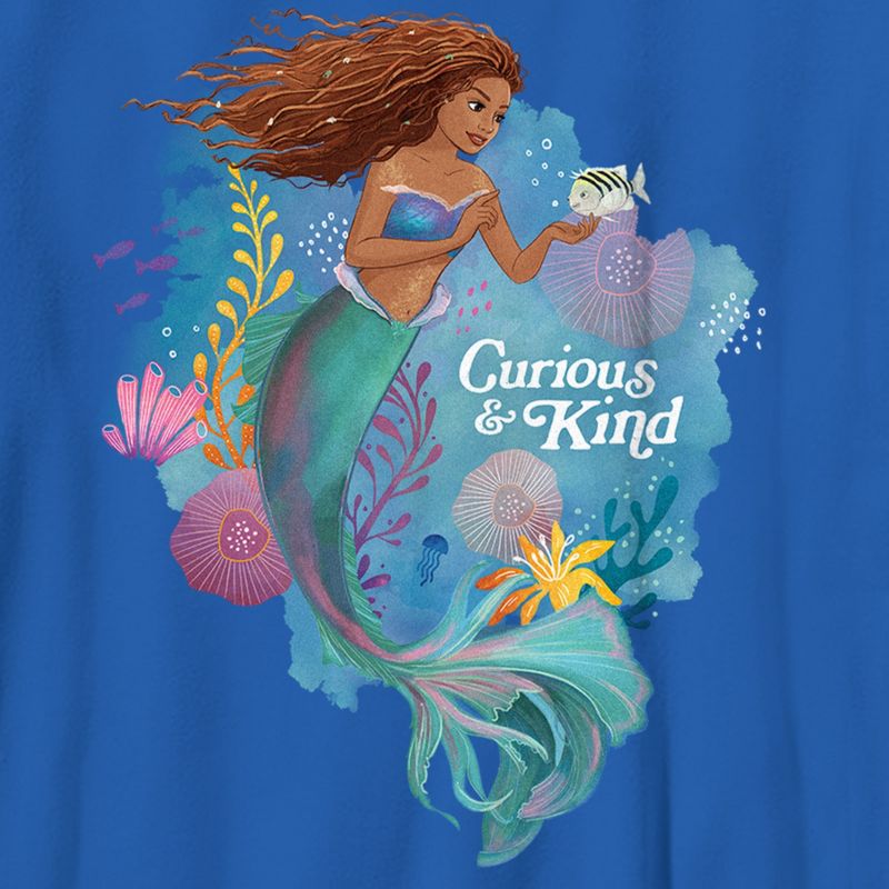 Boy's The Little Mermaid Ariel Curious & Kind T-Shirt, 2 of 6