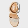 Kids' Aster Rhinestone Heeled Sandals - art class™ Beige - 3 of 4