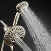 7" 48 Setting High Pressure Luxury Three-Way Rainfall/Handheld Shower Head Combo - AquaDance - image 2 of 4