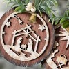 5.5"H Sullivans Wood Nativity Ornament - Set of 3  Multicolored Christmas Ornaments - 2 of 2