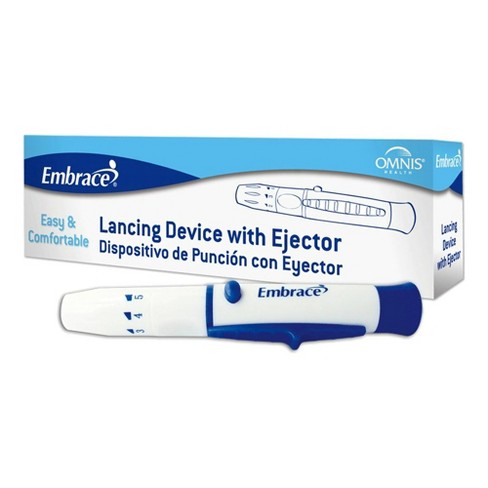 Embrace Safety Lancing Device Needle Multiple Depth Settings 1 Box(s), 1 /Box - image 1 of 4