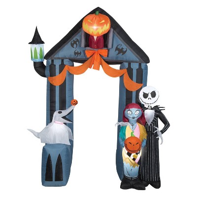 9' Nightmare Before Christmas Archway Inflatable Halloween Decoration