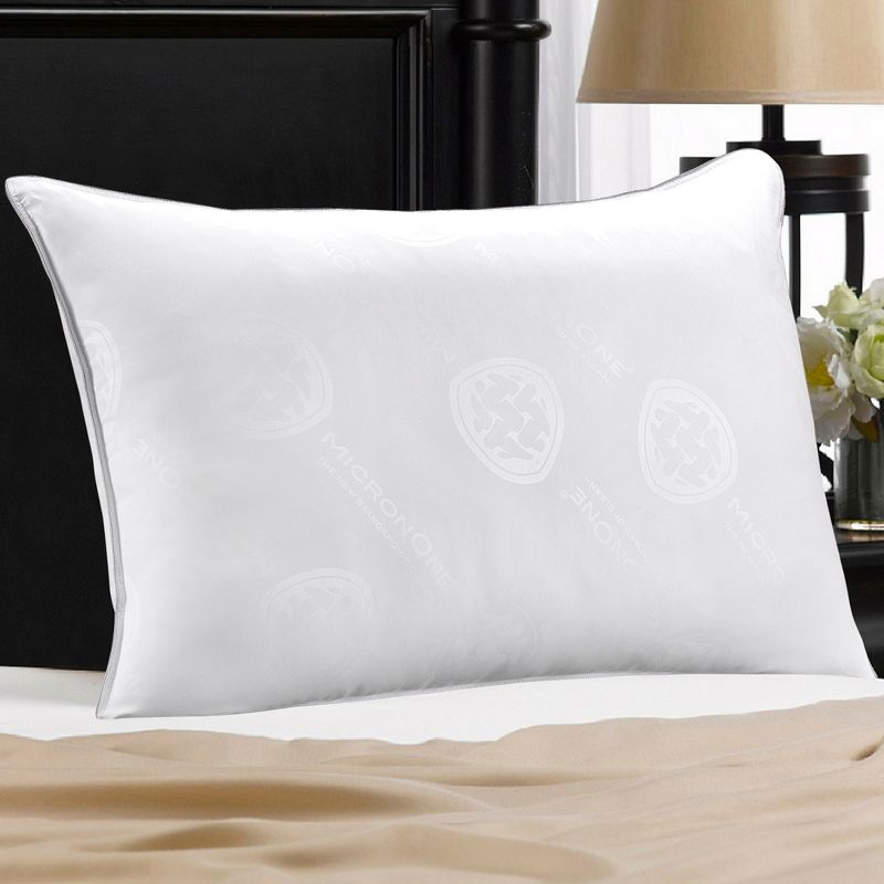 White Down Pillow, with MicronOne Dust Mite, Bedbug, and Allergen-Free Shell, 4 of 7