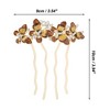 Unique Bargains Decorative Rhinestone Hair Combs 1 Pc - 4 of 4