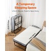 VEVOR Rollaway Bed, 31 in x 75 in Folding Bed with 5 in Mattress, Twin Size Foldable Bed with Sturdy Metal Frame & Memory Foam Mattress - 3 of 4