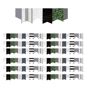 Teacher Created Resources® Modern Farmhouse Pennants Die-Cut Border Trim, 35 Feet, 6 Packs - 1 of 2