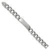 Black Bow Jewelry Men's 15mm Stainless Steel Polished I.D. Bracelet, 9 Inch - 3 of 4