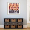 33" x 33" Colorful Sky Above New York by Bodflorent Wood Framed Wall Art Print - Amanti Art - 4 of 4