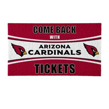 Evergreen Come Back with Tickets Arizona Cardinals 28" x 16" Woven PVC Indoor Outdoor Doormat