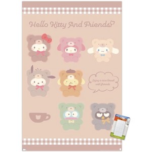 Trends International Hello Kitty and Friends: 24 Latte - Group Unframed Wall Poster Prints - 1 of 4