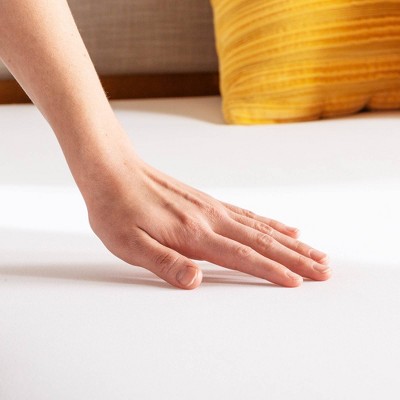 Queen White Brushed Polyester Five-Sided Mattress Protector