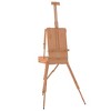 Aghana Digitals Adjustable Solid Beech Wood Easel - 81x121x173 cm, Triangular Structure, 86cm Max - 2 of 4