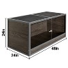 REPTIZOO 120 Gallon Wooden Reptile Terrarium-48 x 24 x 24 inches - 2 of 2