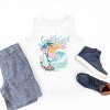 The Juniper Shop Sunset Chaser Waves Youth Tank Top - S - White - 3 of 4