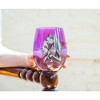 Silver Buffalo Disney The Nightmare Before Christmas Sally Purple Stemless Wine Glass - 3 of 4