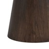 Sapphtopaz 47.24" Round Dining Table Kitchen Table Modern Wood Dining Table with Sturdy Cylindrical Base for Kitchen, Small Spaces - 2 of 4