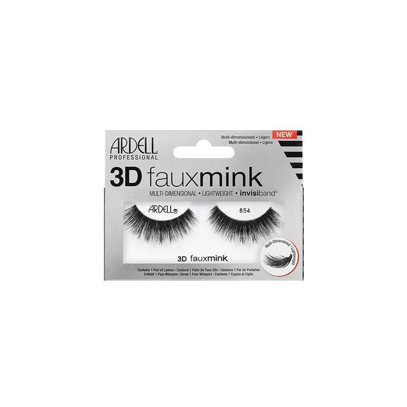 Ardell Eyelashes 3D Faux Mink 854 Lash - 1 Pair, 1 of 11