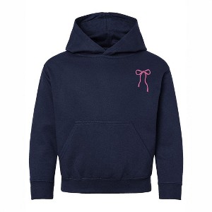 The Juniper Shop Embroidered Thin Bow Youth Graphic Hoodie - 1 of 3