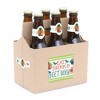 Big Dot of Happiness Colorful Christmas Sweaters - Ugly Sweater Holiday Party Decorations - 6 Beer Bottle Label Stickers and 1 Carrier - 3 of 4