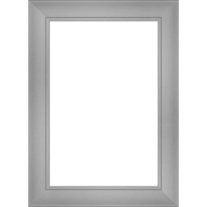 Amanti Art Flair Polished Nickel Framed Magnetic Dry Erase Board - 1 of 4