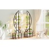 6-Tier Plant Stand, Indoor Plant Stand, with Detachable Wheels, Drawers, LED Grow Light, for Home Patio Lawn Garden Balcony - 4 of 4