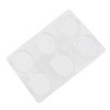 Unique Bargains 6pcs Transparent Gel Oval Shaped Sticky Mini Pad Shoes Heel Insoles Cushion - 3 of 3