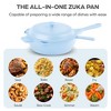 Granitestone Zuka Everyday Pan 10" Nonstick Multi-Functional Saute Pan with Lid, Nylon Spoon and Steamer Basket - 4 of 4