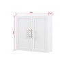 Modern Bathroom Wall Cabinet, Wall Mounted Medicine Cabinet, Floating Storage Cabinet for Bathroom,Living Room, Kitchen - 3 of 4