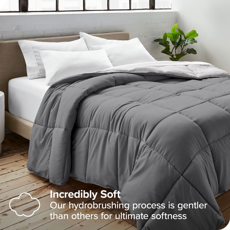 Bare Home Reversible Down Alternative Comforter, 3 of 10