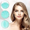 Unique Bargains Silicone Multifunction Handheld Facial Cleansing Brush 6.3"x1.57" 1 Pc - 3 of 4