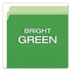 Pendaflex Colored File Folders, Straight Tabs, Letter Size, Green/Light Green, 100/Box - 4 of 4