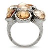 Slickblue Stunning Stainless Steel Ring with Champagne CZ – Polished, No Plating, Perfect for Any Occasion, Size 5 - 4 of 4