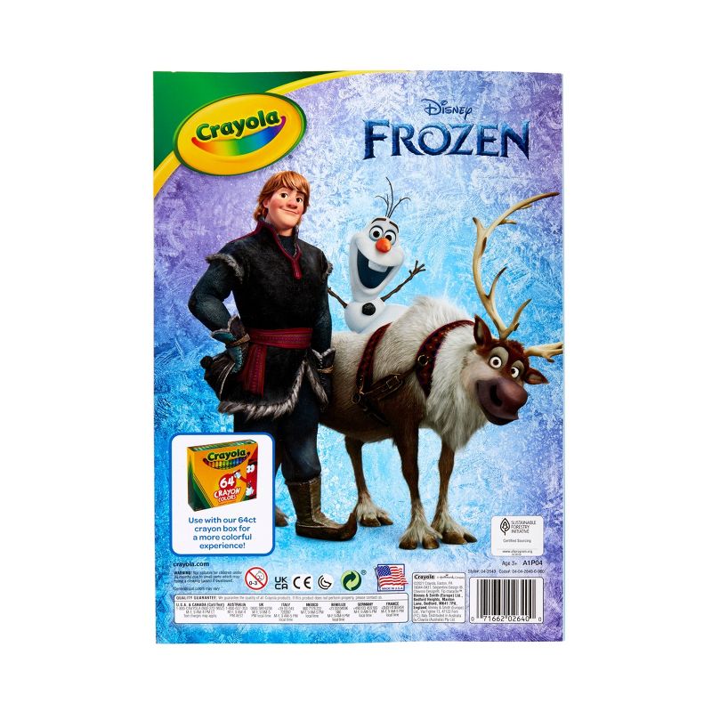 Crayola 96pg Disney Frozen Coloring Book with Sticker Sheet, 5 of 8