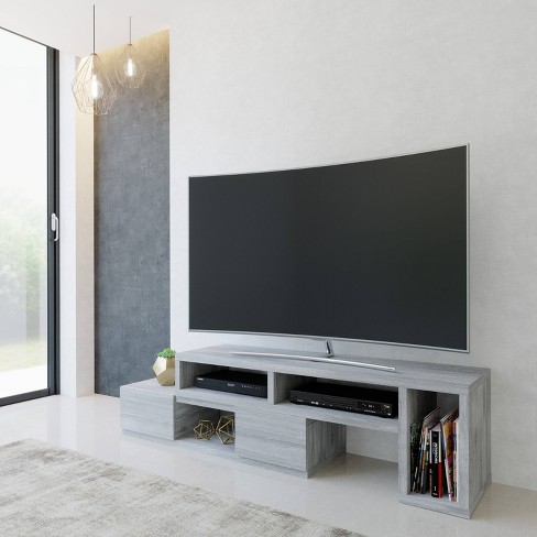 65 inch deals tv stand grey