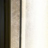 36 x 80 Smooth Fiberglass Entry Door, Vinyl Frame, Smooth Brush Dark Brown, 3/4 View Frosted Glass - 3 of 4