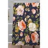 Marta Barragan Camarasa Night Garden Brushstrokes Shower Curtain Pink/Blue - Deny Designs: Polyester, Machine Washable, Buttonhole Top - 2 of 4