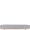 Acme Furniture Fiorella Coffee Table Glass/Black Marble/Gold Finish - 3 of 4