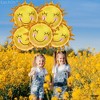 KatchOn, Smile Face Sun Balloons for Party - 26 Inch, Pack of 5 | Mylar Sunshine Balloons, Summer Balloons for Sunshine First Birthday Decorations - 2 of 4
