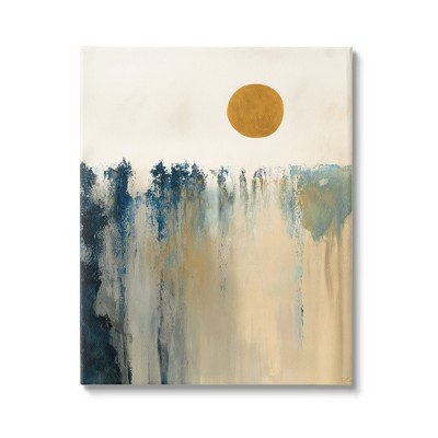 Stupell Industries Abstract Daytime Sun Canvas Wall Art