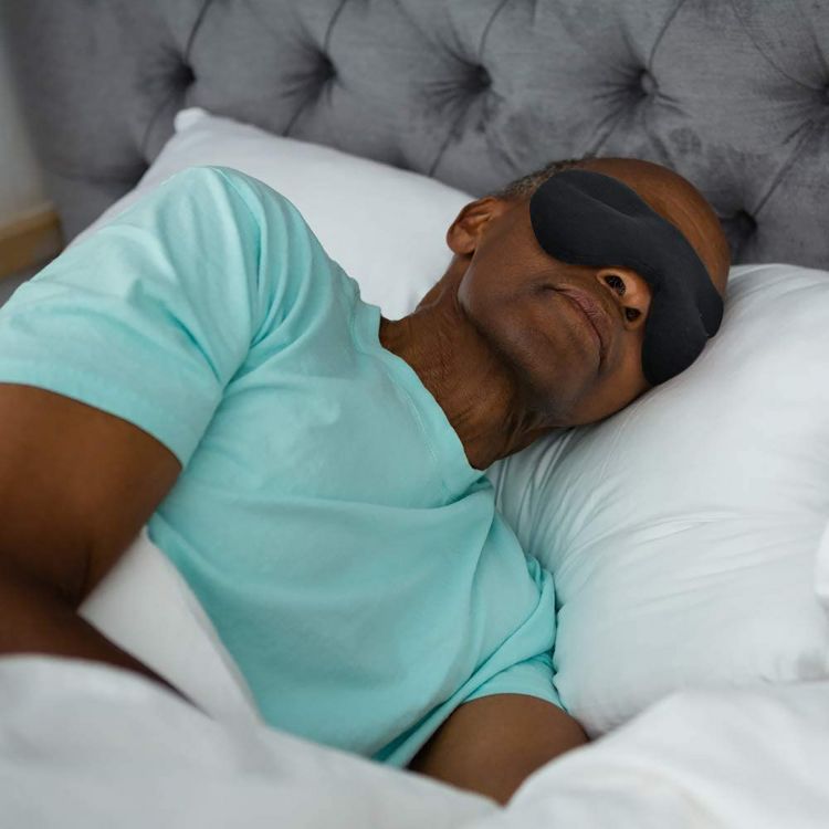 Brownmed IMAK Eye Pillow Pain and Stress Relief Mask - Black, 3 of 4