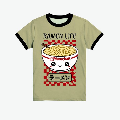 Boys Maruchan Ramen Life Short Sleeve Graphic T shirt Black